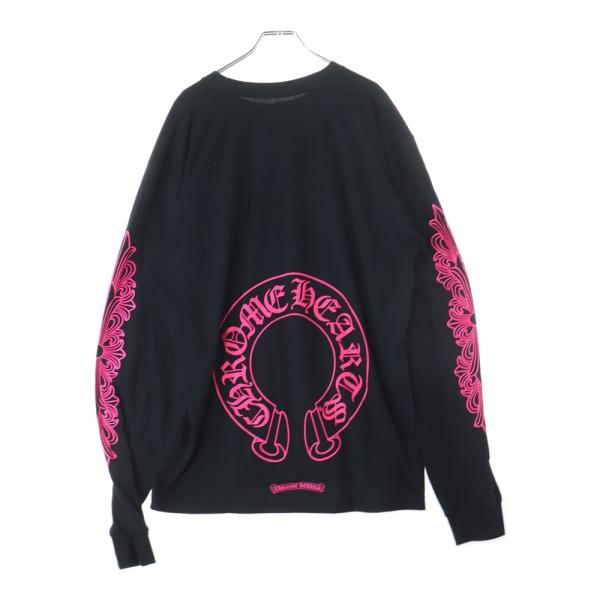 CHROME HEARTS（クロムハーツ） ピンクホースシュー プリント 袖
