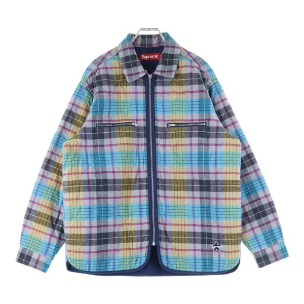 supreme 24fw Quilted Plaid Shirt シュプリーム org.jpg