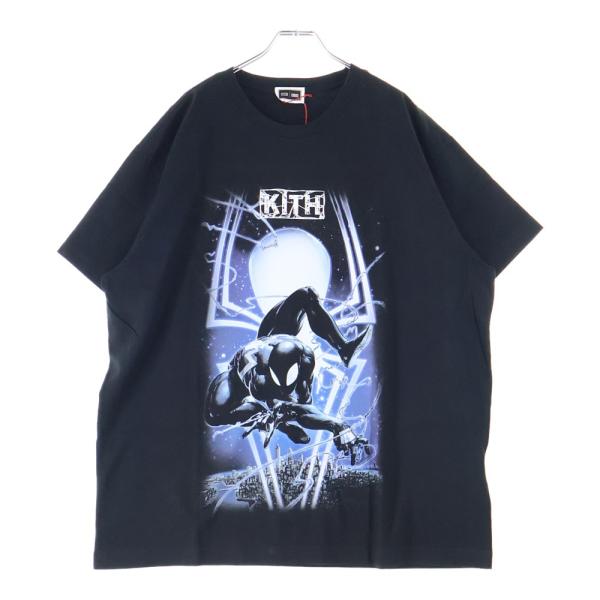 KITH（キス） ×MARVEL Symbiote Spiderman Vintage Tee マーベル