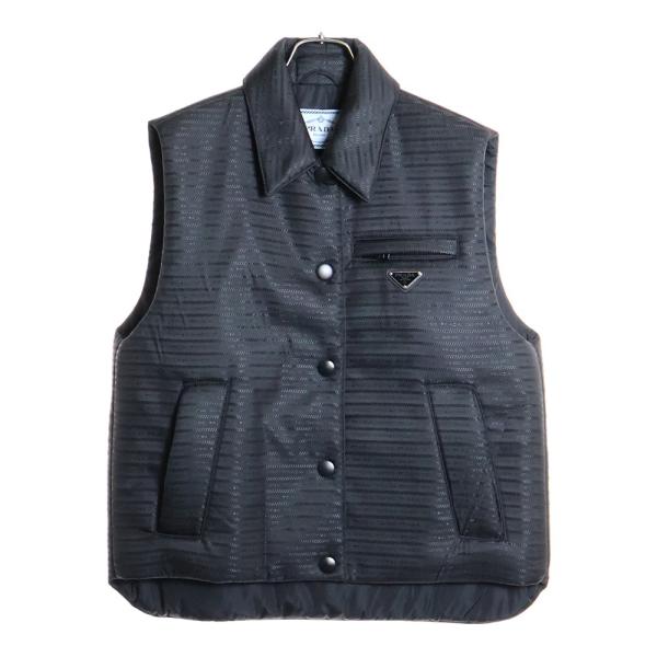 美品　PRADA プラダ　テスートナイロン　三つ折り　三角ロゴ　黒 美品 PRADA プラダ ナイロン テスート 三角ロゴ 長財布 ウォレット