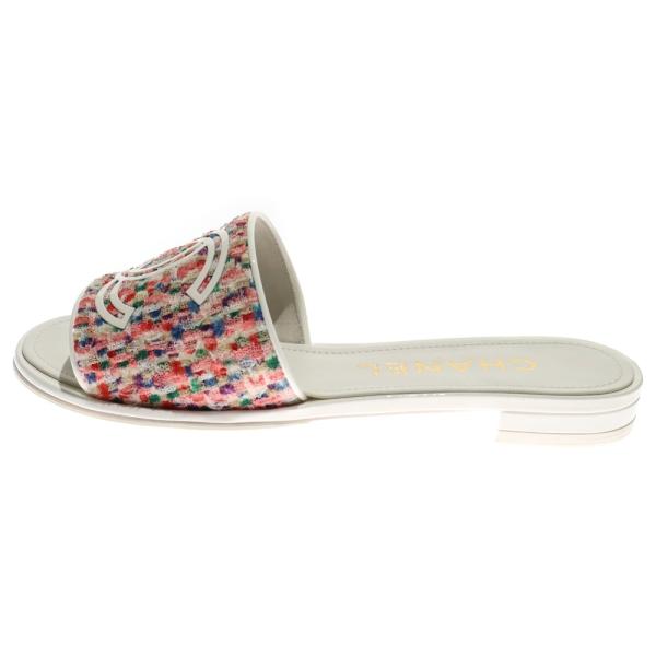 CHANEL（シャネル） ココマーク メッシュ サンダル マルチカラー