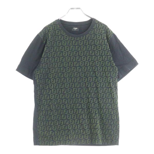 FENDI（フェンディ） FF LOGO S/S Tee FFロゴ総柄 クルーネック 半袖T