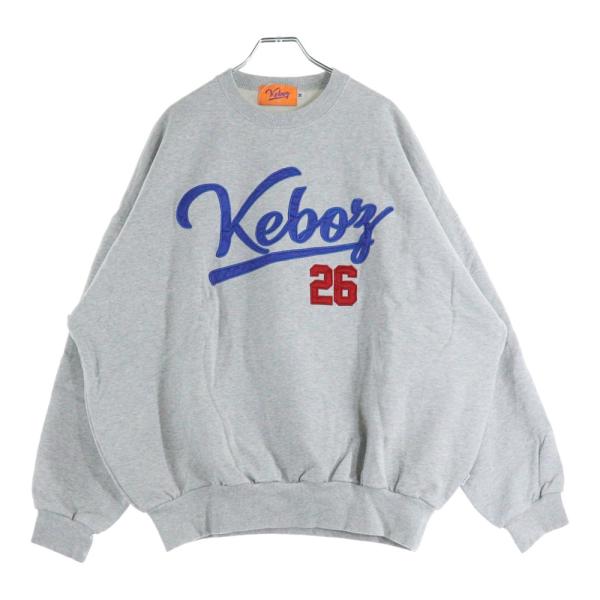 KEBOZ ケボズ ×FROCLUB フロクラブ 両面刺繍デザイン クルーネック