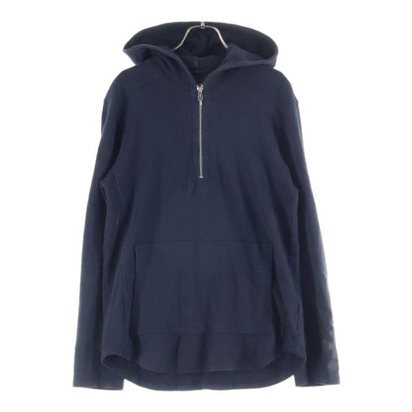 クロムハーツ クロスパッチダガージップアップノースリーブ パーカー CHROME HEARTS クロムハーツ セメタリークロス レザーパッチ ラグラン