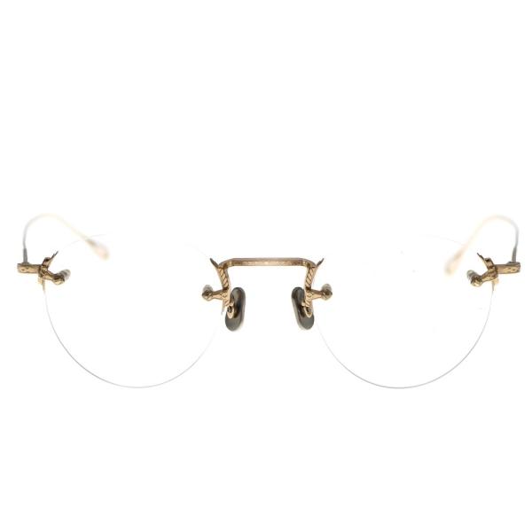 EYEVAN アイヴァン MODEL 140 サイドメタルフレーム ラウンド型 クリア