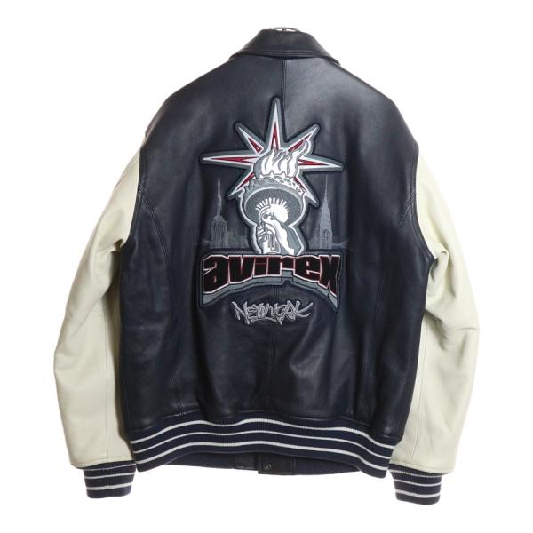 AVIREX（アヴィレックス） NEW YORK VARSITY JACKETレザー バーシティ