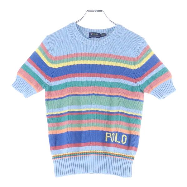 POLO RALPH LAUREN（ポロ・ラルフローレン） マルチボーダー半袖ニット