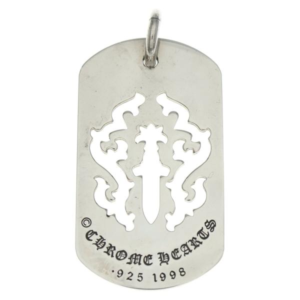 CHROME HEARTS ヴァインダガードッグタグ ラージ ペンダントトップ CHROME HEARTS（クロムハーツ） D TAG LRG DAGGER ヴァインダガー