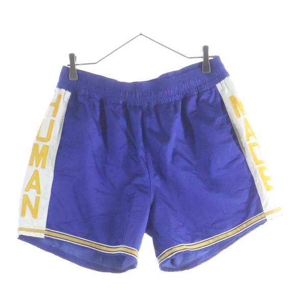 ヒューマンメイドHUMAN MADEサイドロゴレーヨン混ハーフショートパンツ M HUMAN MADE（ヒューマンメード） ヒューマンメイド 25SS GYM SHORTS