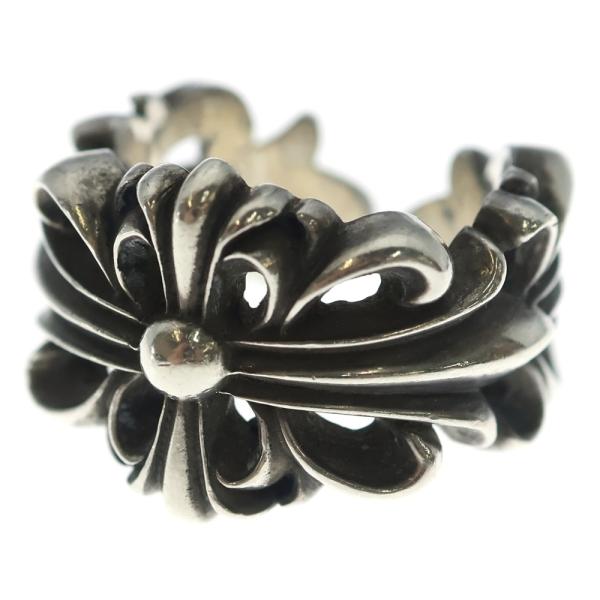 CHROME HEARTS クロムハーツ DBL FLRL CRS ダブルフローラルクロス リング シルバー BCA390 CHROME HEARTS（クロムハーツ） DBL FLRL CRS ダブルフローラルクロス