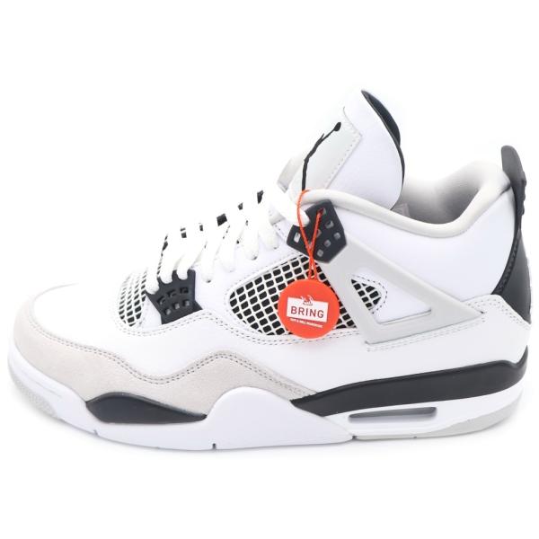NIKE ナイキ AIR JORDAN 4 MILITARY BLACK エアジョーダン4 ハイカットスニーカー ホワイト US9.5/27.5cm DH6927-111