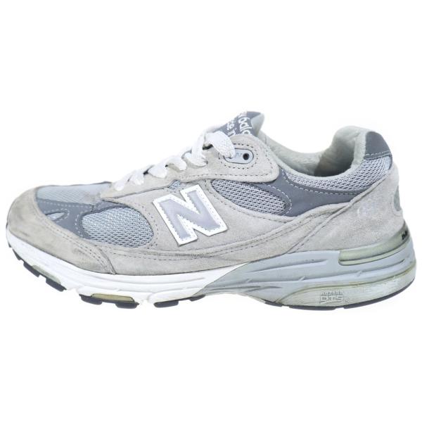 New Balance ニューバランス 993 スウェード ローカットスニーカー グレー US7.5/25.5cm MR993GL