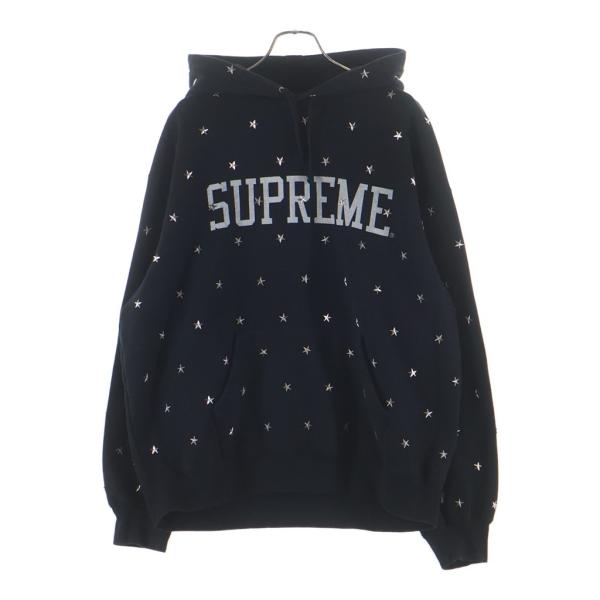 最終価格！Supreme スタッズ プルオーバー パーカー ブラック Supreme（シュプリーム） 25AW Stars Studded Hooded Sweat スター