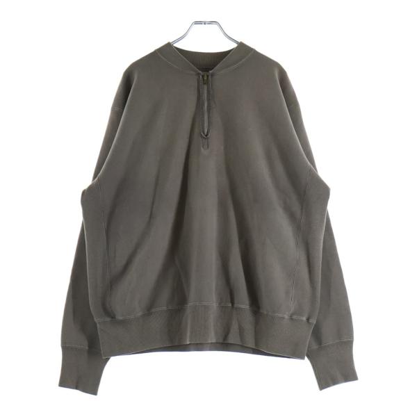 アプレッセ 25AW Vintage Half Zip Rib Collar Sweatshirt