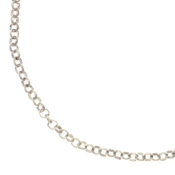 CHROME HEARTS クロムハーツ NECKCHAIN R18 ロールチェーンネックレス 18inch シルバー BCA083 CHROME HEARTS（クロムハーツ） NECKCHAIN R18 ロールチェーン