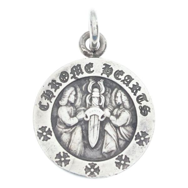 CHROME HEARTS クロムハーツ CHRM ANGL MDL V2 エンジェルメダルチャーム ペンダントトップ シルバーBCA229
