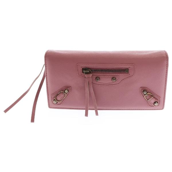 BALENCIAGA（バレンシアガ） 長財布 フラップ ウォレット レザー