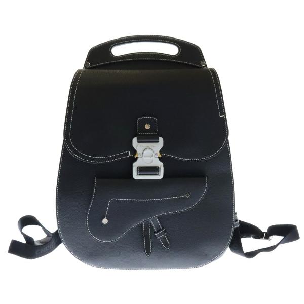 ★美品 Dior ディオール リュック サドルバックパック ナイロン レザー 黒 shopbring_1925e240019