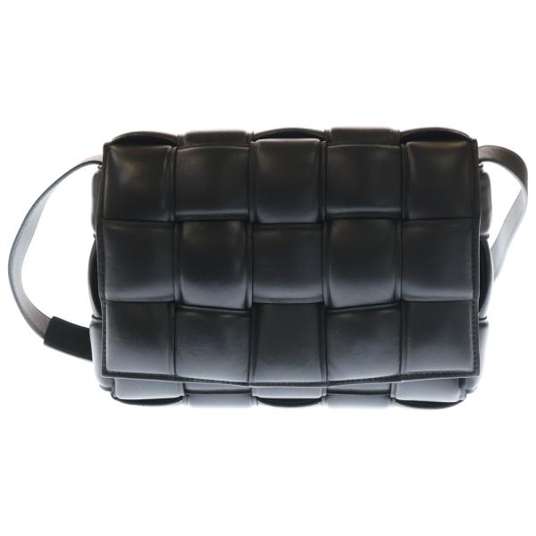 ボッテガヴェネタ BOTTEGAVENETA ショルダーバッグ マキシイントレチャート パデットカセット チェーン ブラック BOTTEGA VENETA（ボッテガ・ヴェネタ） マキシイントレチャート