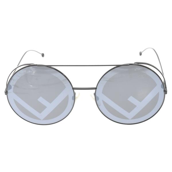 Fendi ラウンドサングラス 黒 FENDI - FENDI サングラス ラウンド パープル FF0248/Sの通販 by
