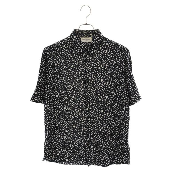 SAINT LAURENT PARIS サンローランパリ 20SS レオパード半袖シャツ 総