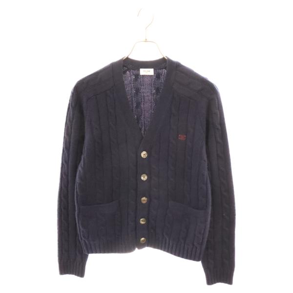 CELINE セリーヌ 23AW トリオンフ刺繍 クラシックケーブルニット CELINE セリーヌ 23AW トリオンフ刺繍 クラシックケーブルニット