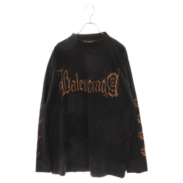 BALENCIAGA バレンシアガ 23SS デストロイ加工ヘビーメタル長袖 BALENCIAGA バレンシアガ 23SS デストロイ加工ヘビーメタル長袖