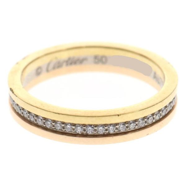 カルティエ ヴァンドーム スリーカラーリング Cartier - カルティエ ヴァンドーム スリーカラー リング 750