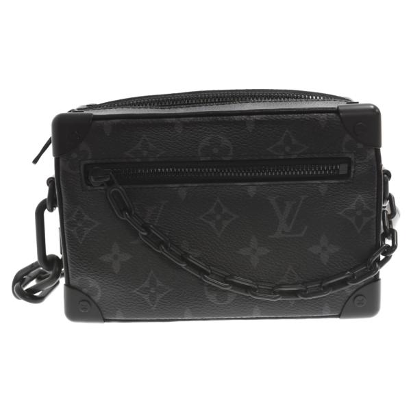 ルイヴィトン　ミニ ソフトトランク M55702 ブラック ショルダーバッグ メンズに大人気】Louis Vuitton ミニ・ソフトトランク (Louis