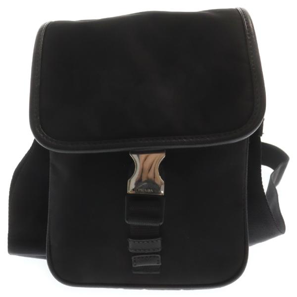 PRADA ブラック ナイロンショルダーバッグ PRADA プラダ ナイロン ショルダーバッグ 黒 ブラック