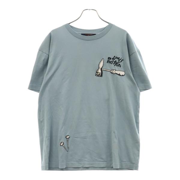 LOUIS VUITTON ルイヴィトン 23SS ハンマー刺繍 半袖Tシャツ LOUIS VUITTON ルイヴィトン 23SS ハンマー刺繍 半袖Tシャツ