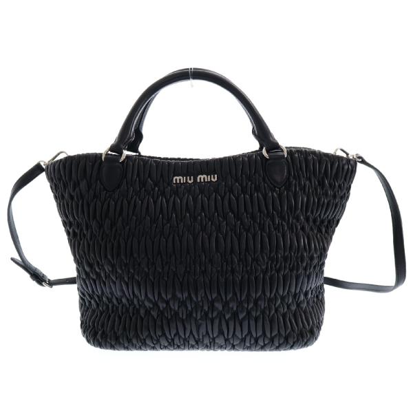 miumiu ミュウミュウ マトラッセ トート ショルダー ハンド 2WAY  