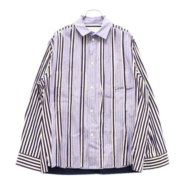 sacai（サカイ） 24AW Cotton Poplin Shirt 24-03461M ストライプ