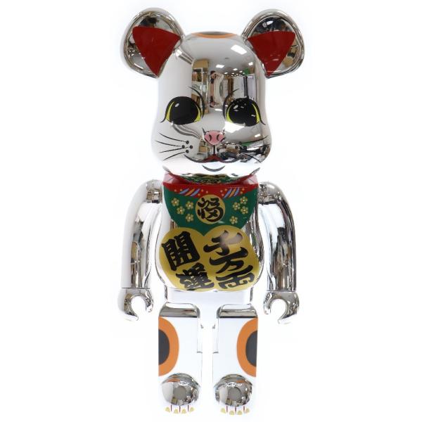 MEDICOM TOY メディコムトイ BE@RBRICK 超合金 招き猫 銀メッキ MEDICOM TOY メディコムトイ BE@RBRICK 超合金 招き猫 銀メッキ