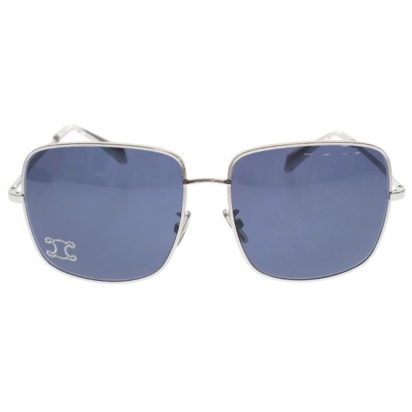 CELINE （セリーヌ） サングラス アイウェア シルバーカラー CELINE セリーヌ サングラス CL40245U レディース スクエア型