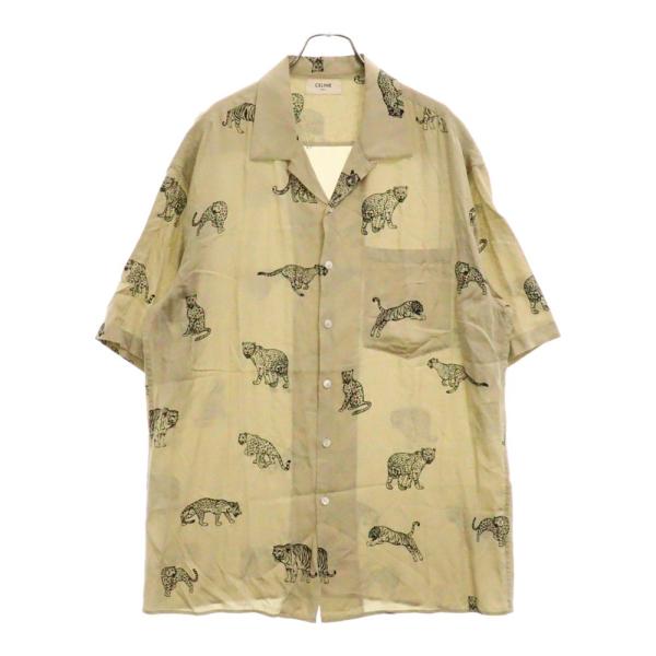 CELINE セリーヌ 22SS Hawaiian Rayon Shirt 2C730362Q アニマル