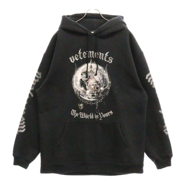 VETMENTS オーバーサイズ Tシャツ モーターヘッド M VETEMENTS ヴェトモン 20AW Motorhead Hoodie モーターヘッド