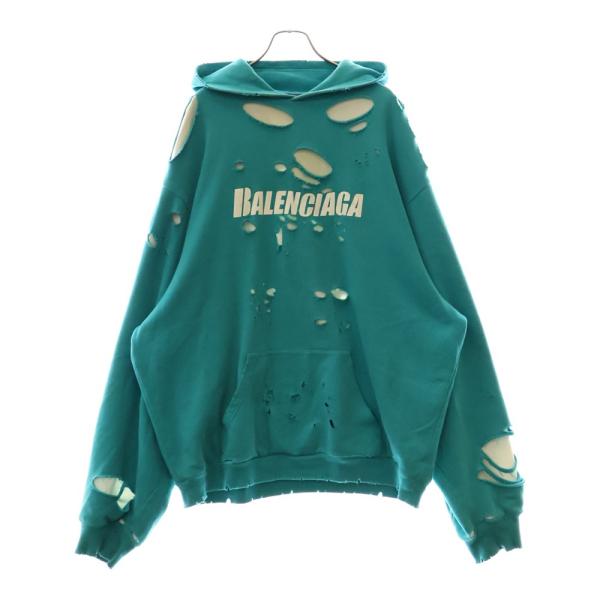 BALENCIAGA バレンシアガ 21SS Caps Destroyed Hoodie キャップ