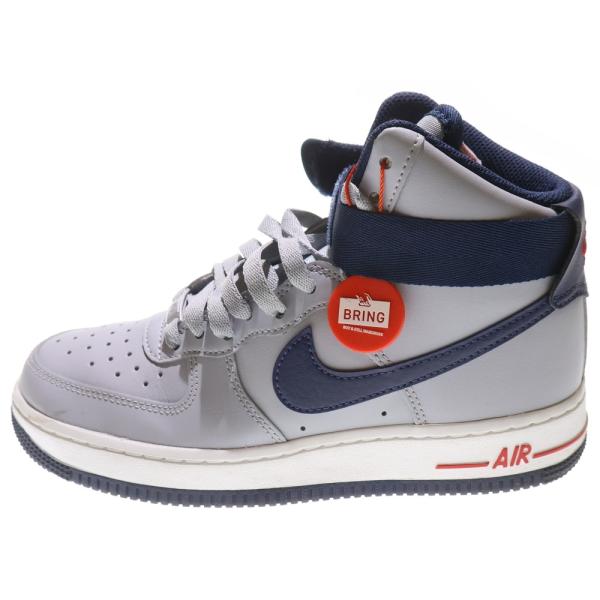 NIKE（ナイキ） AIR FORCE 1 HIGH ウルフグレー/ユニバーシティレッド