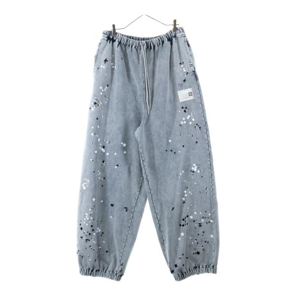 メゾンミハラヤスヒロ 25AW Embellished Bleached Sweat Pants