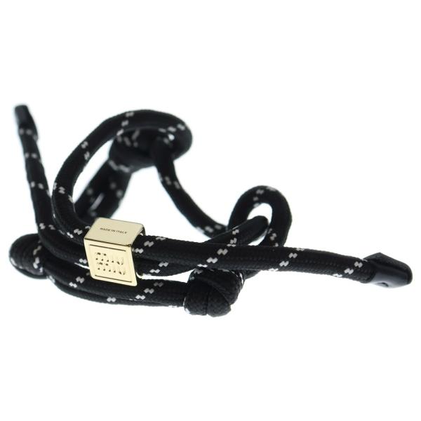 miumiu ミュウミュウ コード ブレスレット バングル ブラック : BRING