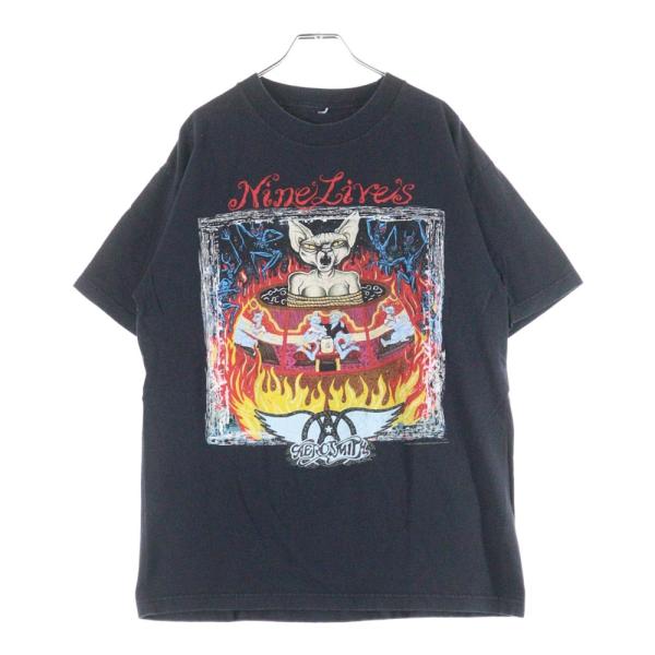 VINTAGE ヴィンテージ 1997 AEROSMITH NINE LIVES TOUR TSHIRT エアロ