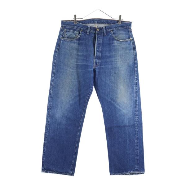 【BIG E】501 イエローステッチ 足長R ボタン裏刻印2 ダメージあり Levi's（リーバイス） 60ー70s VINTAGE 501 BIG E ボタン裏刻印6 平行