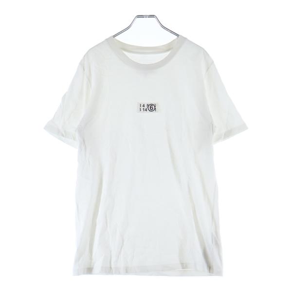 【美品】  MM6 Maison Margiela / エムエムシックスメゾンマルジェラ | 2020SS | フラワープリント クルーネック Tシャツ カットソー | S | ホワイト | レディース MM6 MAISON MARGIELA エムエムシックス メゾン マルジェラ トップス