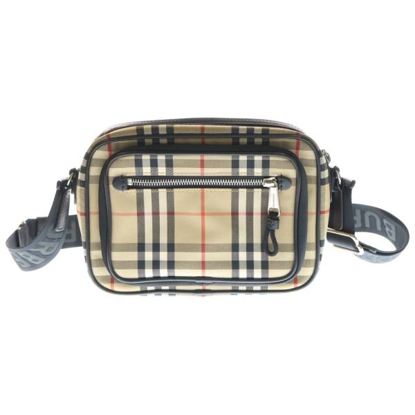 BURBERRY（バーバリー） チェック柄 クロスボディバッグ キャンバス