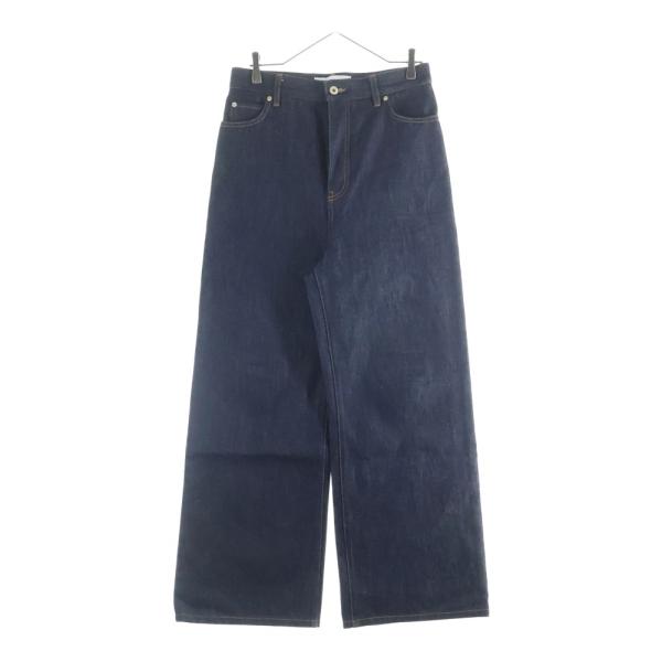 ロエベ　XSサイズ　ワイドシルエットパンツ LOEWE（ロエベ）スラックス 黒 サイズ:34(XS位) レディース