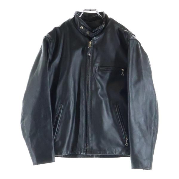 【美品】Schott ショット 641 シングルライダース　黒　ボアライナー付 SCHOTT ショット 641 single riders jacket zip up シングル