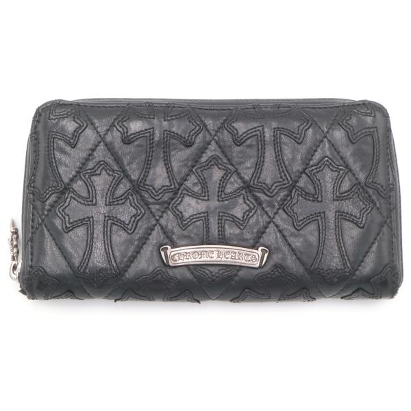 CHROME HEARTS（クロムハーツ） REC F ZIP QUILTED WALLET セメタリー