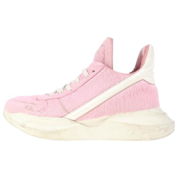 Rick Owens リックオウエンス GETH RUNNERS ハラコゲスランナー ローカットシューズ スニーカー ピンク 02B2803 Rick Owens（リック・オウエンス） GETH RUNNERS ハラコゲスランナー