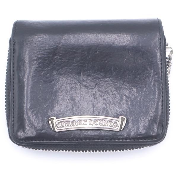 クロムハーツ　スクエアジップビル レザー財布 CHROME HEARTS（クロムハーツ） SQ ZIP BILL スクエアジップビル